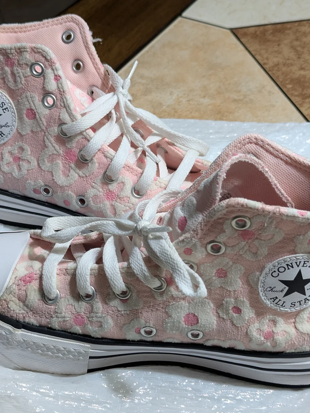 Converse All-Star Pink High-Top Canvas Sneakers